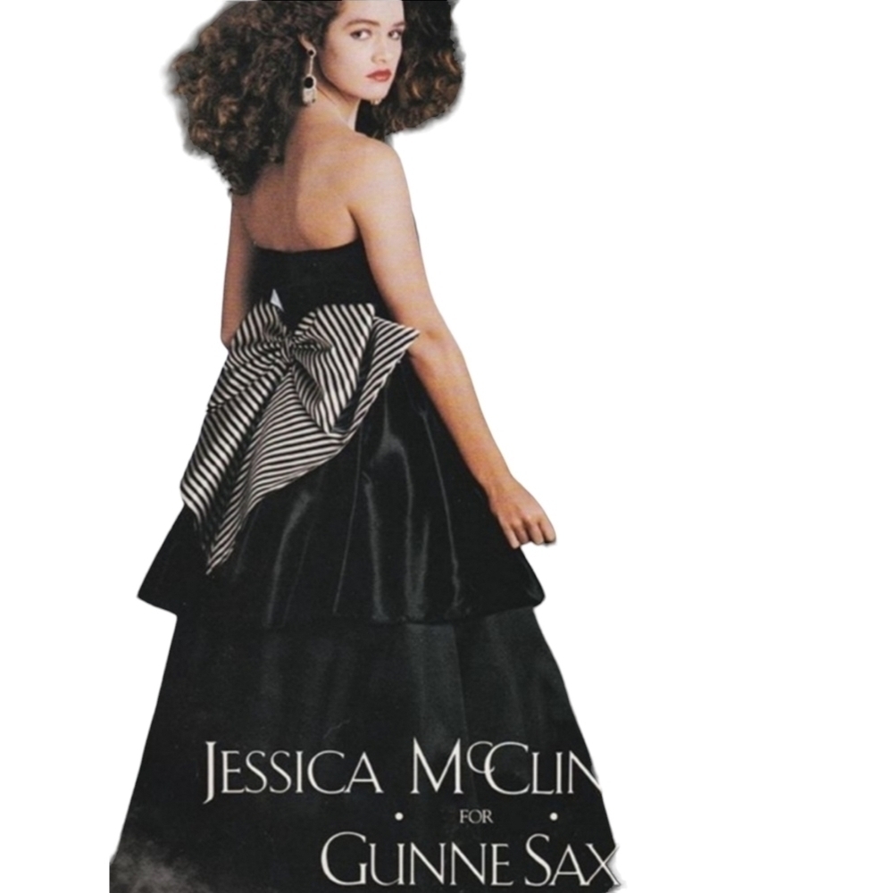 JESSICA McClintock Gunne Sax Designer Vintage Prom Dress Size 7